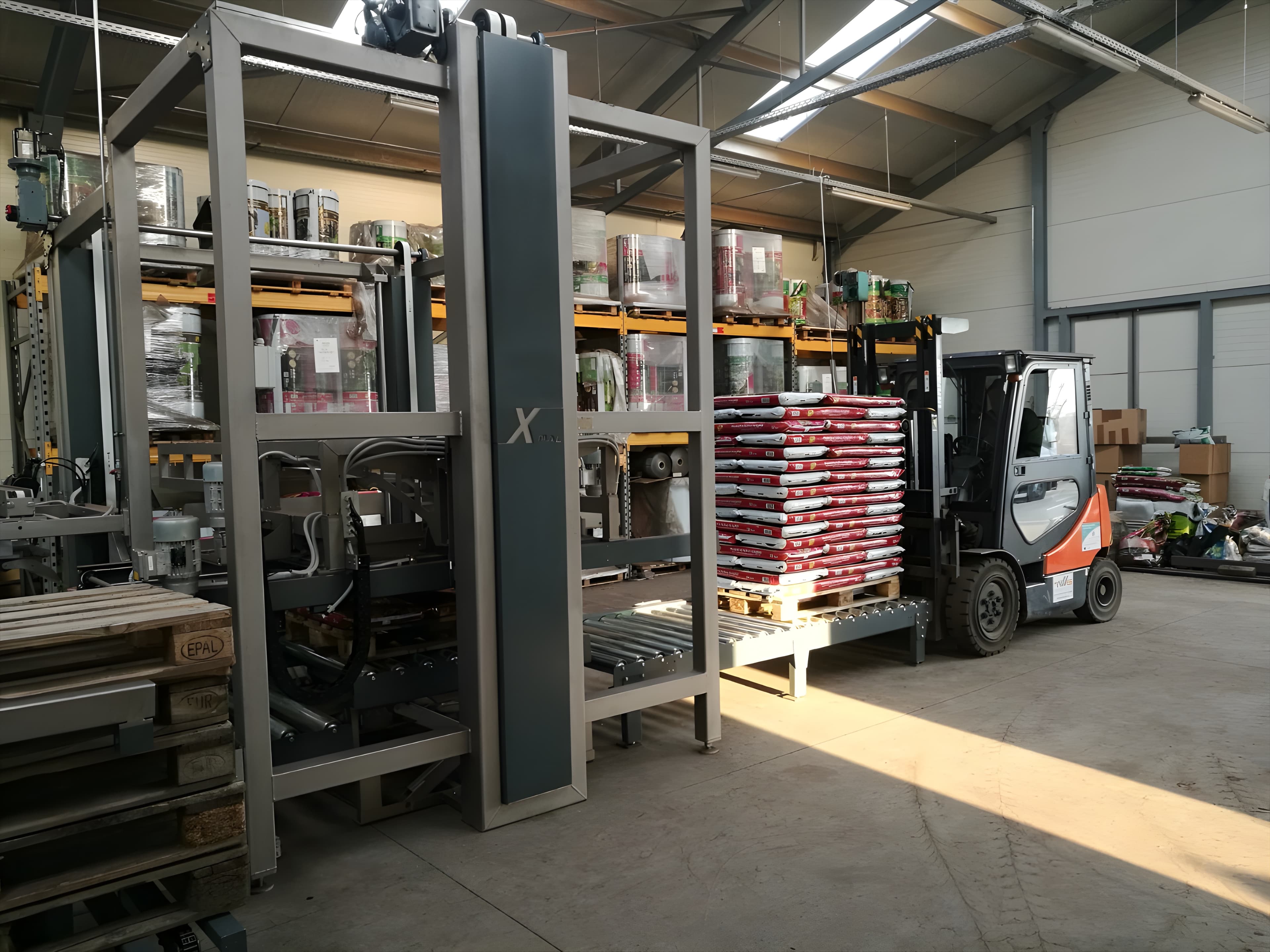 X-PAL 2000 euroraklap kompatibilis rendszer